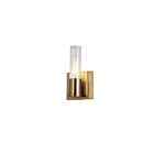 Applique murale incandescence Dainolite Tube TBE-41W-AGB 1-Lumière Laiton vieilli 60W