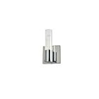 Applique murale incandescence Dainolite Tube TBE-41W-PC 1-Lumière Chrome poli 60W