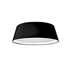 Plafonnier LED Dainolite TDLED-17FH-BK 1-lumière Noir 14w
