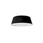 Plafonnier LED Dainolite TDLED-17FH-BK 1-lumière Noir 14w