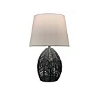 Dainolite TIL-181T-MB Yvonne 1-lumière 60W Beige LED Lampe de table