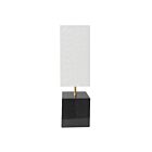Lampe de table à LED Dainolite TOD-221T-BK-AGB Todd 1-Lumière Noir 60W