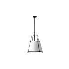 Suspendu LED trapézoïdal Dainolite Trapezoid TRA-331P-BK-WH 3-lumières 180W blanc
