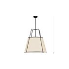 Suspendu LED trapézoïdal Dainolite Trapezoid TRA-3P-BK-CRM 3-lumières 300W crème