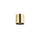 Plafonnier LED Dainolite Theron TRN-41FH-AGB 1-lumière 60W laiton vieilli
