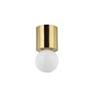 Plafonnier LED Dainolite Theron TRN-51FH-AGB 1-lumière 60W laiton vieilli