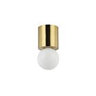 Plafonnier LED Dainolite Theron TRN-51FH-AGB 1-lumière 60W laiton vieilli