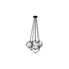 Suspendu halogène Dainolite Thomson TSN-6P-MB 150W 6 lumières noir mat