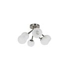 Plafonnier semi encastré halogène Dainolite TWD-166SF-SC séries Tanglewood 6-lumières Chrome satiné 150w