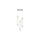 Dainolite TYA-1230LEDP-PC Typha 3-lumières 30W Chrome poli Suspendu