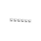 Vanité halogène Dainolite V1230-6W-PC 6-Lumières 360W Chrome poli