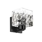 Dainolite VED-51W-MB-CLR Veda 1-lumière 60W Noir mat LED Lumière Vanité
