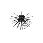 Plafonnier Encastré Halogène Dainolite Vega VEG-184FH-MB 240W 4 lumières noir mat