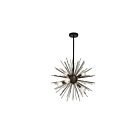 Suspendu incandescent Dainolite Vega VEG-196P-MB 360W 6 lumières noir mat
