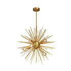 Suspendu tige DEL Dainolite VEG-248P-GLD-VB séries Vega 8-lumières Or 480w