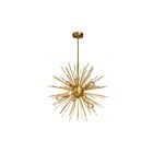 Suspendu tige DEL Dainolite VEG-248P-GLD-VB séries Vega 8-lumières Or 480w