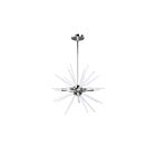 Suspendu incandescent Dainolite VEL-206C-PC séries Vela 6-lumières Chrome poli 360w