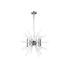 Suspendu incandescent Dainolite VEL-2412C-PC séries Vela 12-lumières Chrome poli 720w