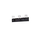 Vanité Dainolite VER-243W-MB Veronica 3-Lumières Noir mat 180W