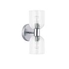 Applique murale Dainolite Vienna VIE-102W-PC 2-Lumières Chrome poli 120W
