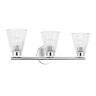 Dainolite VIE-223W-PC Vienna 3-Lumières 180W Chromé poli LED Lumière Vanité