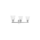 Dainolite VIE-223W-PC Vienna 3-Lumières 180W Chromé poli LED Lumière Vanité