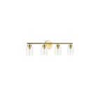 Vanité Dainolite VIE-294W-AGB Vienna 4-Lumières Laiton vieilli 240W