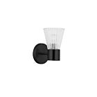 Dainolite VIE-91W-MB Vienna 60W 1-Lumière Noir mat Applique murale