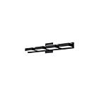 Vanité murale LED Dainolite VLD-215-4W-MB 4-lumières Noir mat 20w