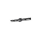 Vanité murale LED Dainolite VLD-215-5W-MB 5-lumières Noir mat 25w