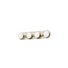 Dainolite VLM-2840LEDW-AGB-CLR Velma 40W Laiton vieilli LED Lumière Vanité