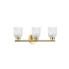 Dainolite VND-213W-AGB-ALB Annita 1-lumière 18W Laiton vieilli LED lumière Vanité