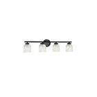 Dainolite VND-294W-MB-ALB Annita 1-lumière 18W Noir mat LED lumière Vanité