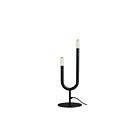 Lampe de table à LED Dainolite WAN-172T-MB Wand 2-Lumières Noir mat 120W