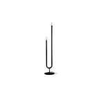Lampe sur pied Dainolite WAN-602F-MB Wand 2-Lumières Noir mat 120W