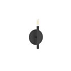 Applique Incandescent Dainolite Wand WAN-91W-MB 60W 1 lumière noir mat
