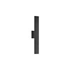 Dainolite WEA-2423LEDW-MB Wheatherly 1-Lumière 23W Noir mat LED Applique Murale 3000K