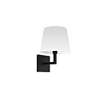 Applique murale à incandescence Dainolite Whitney WHN-91W-MB-WH 6W 1-Lumière blanc