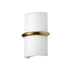 Applique murale LED Dainolite Wallace WLC-914LEDW-AGB Blanc 14W
