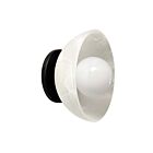 Dainolite WLK-71W-MB Wilkins 1-Lumière 60W Imitation d'albâtre et Noir mat LED Applique Murale