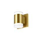 Applique murale LED Dainolite Wilson WLS-514LEDW-AGB Laiton vieilli 14W