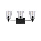 Dainolite WND-233W-MB Annita 1-lumière 24W Noir mat LED lumière Vanité