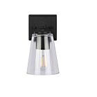 Dainolite WND-51W-MB Wenda 1-Lumière 60W Effacer et Noir mat LED Applique Murale