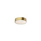 Dainolite WSH-1220LEDFH-AGB Walsh 1-Lumière 20W Albâtre et laiton vieilli LED Plafonnier encastré 3000K