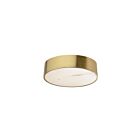 Dainolite WSH-1220LEDFH-AGB Walsh 1-Lumière 20W Albâtre et laiton vieilli LED Plafonnier encastré 3000K