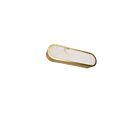 Dainolite WSH-1620LEDW-AGB Walsh 1-Lumière 20W albâtre et Laiton vieilli LED Applique Murale 3000K