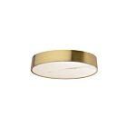 Dainolite WSH-1630LEDFH-AGB Walsh 1-Lumière 30W Albâtre et laiton vieilli LED Plafonnier encastré 3000K