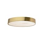Dainolite WSH-2040LEDFH-AGB Walsh 1-Lumière 40W Albâtre et laiton vieilli LED Plafonnier encastré 3000K