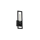 Applique murale incandescence Dainolite Wisteria WTS-141W-MB 1-Lumière Noir mat 60W