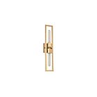 Applique murale incandescence Dainolite Wisteria WTS-222W-AGB 2-Lumières Laiton vieilli 120W